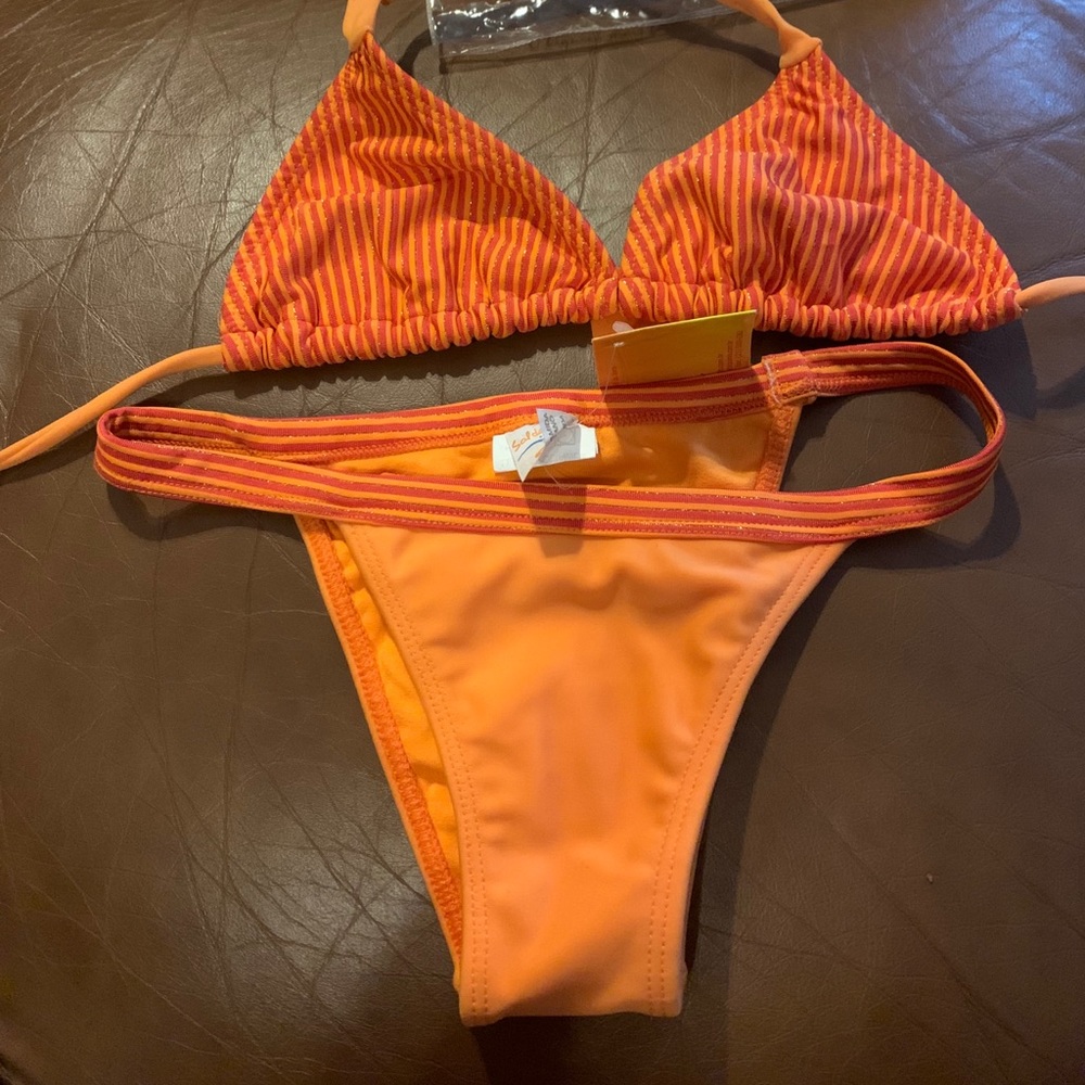 Brazilian bikini from sol da Barra Orange